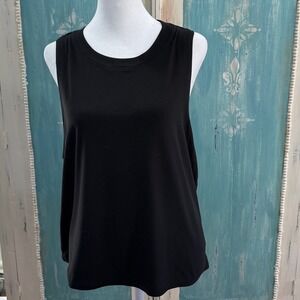 Vuori Rise Shine Muscle Tank Top Black Womens XL VW123 Activewear Yoga Training